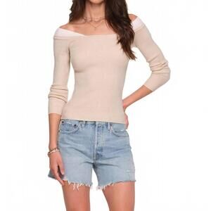 NEW HEARTLOOM salima top in bisque